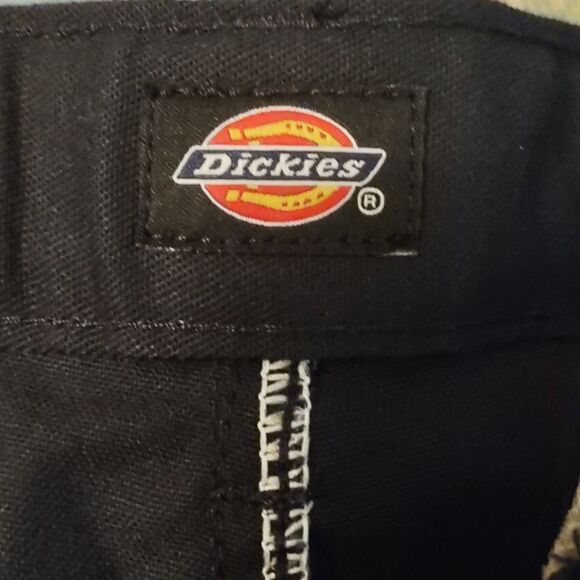 New Dickies Navy boys flat front classic fit straight leg pants 16 husky - Picture 6 of 8